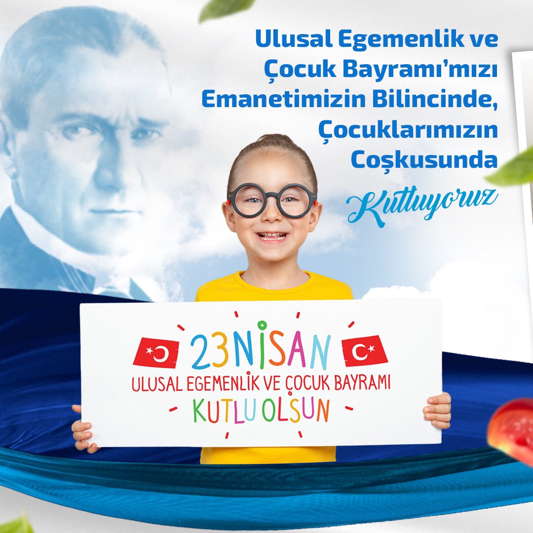 gursutgida's tweet photo. Milletimizin bağımsızlığının göstergesi; egemenliğe dair attığımız adımların zaferi 23 Nisan Ulusal Egemenlik ve Çocuk Bayramı’nı Gazi Mustafa Kemal’in bu büyük günü hediye ettiği çocuklarımızın enerjisinde, büyük bir coşkuyla kutluyoruz. https://t.co/aDq8yXsB0o