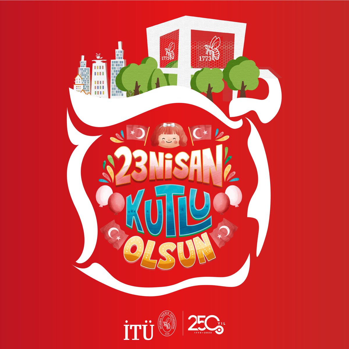 "Küçük hanımlar, küçük beyler! Sizler hepiniz geleceğin bir gülü, yıldızı ve ikbal ışığısınız." - Mustafa Kemal Atatürk 

Türkiye Büyük Millet Meclisimizin 103. Açılış Yıldönümü ve #23Nisan Ulusal Egemenlik ve Çocuk Bayramı kutlu olsun.🇹🇷🎈