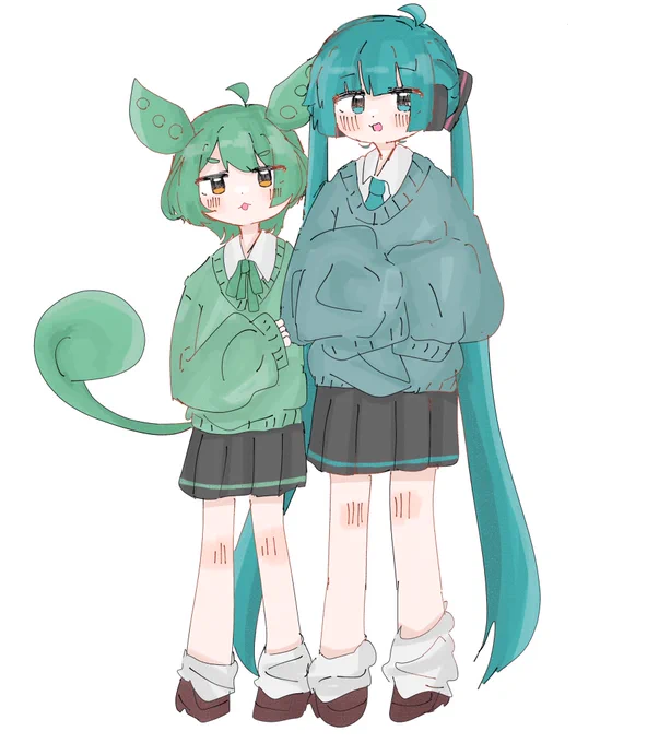    #ずんだもん #初音ミク