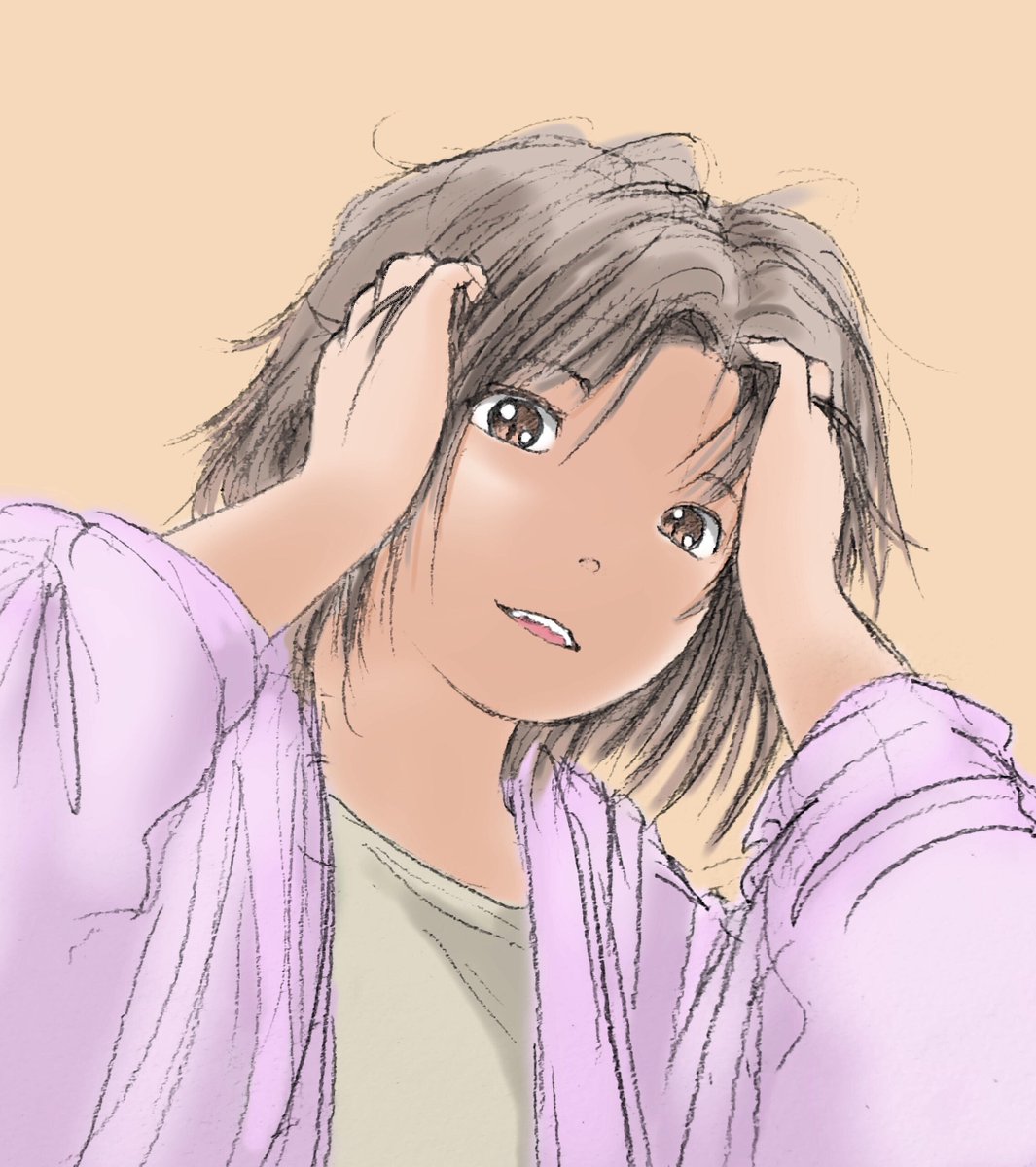 「塗った_φ(・_・ 」|まるも☆『きゃぴ』Kindle版発売中！のイラスト