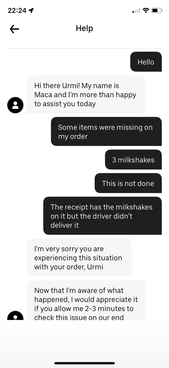 urmipathak's tweet photo. @UberEats @Uber_Support I ordered twice today from UberEats. Thumbs up was missing in the first order and in the second order 3 Milkshakes were missing. After reaching out the customer care, they were unsupportive. Looks like UberEats can’t be trusted the way it used to before. https://t.co/Ba73RsKIio