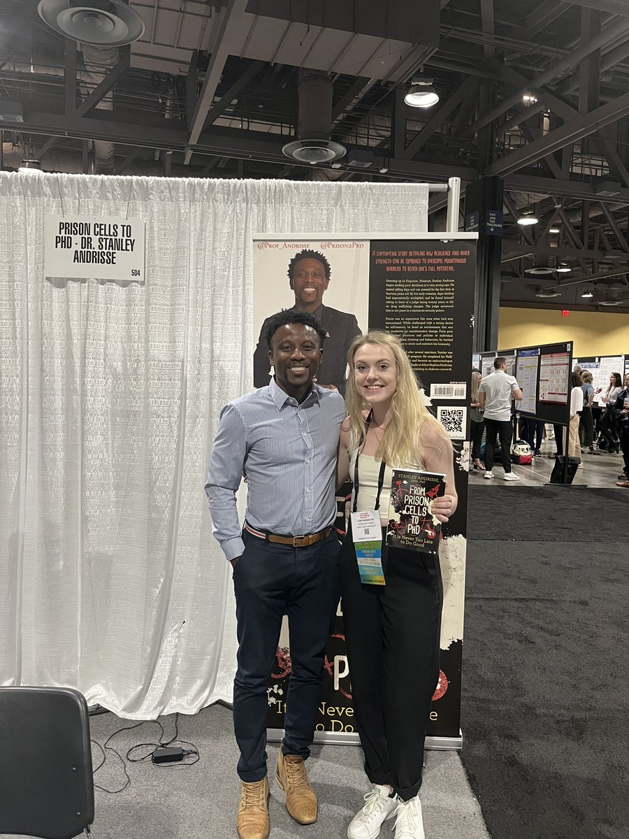 It was so nice meeting you at the #APSSummit2023! Thank you for signing my book @prison2pro!! Hope to see you in STL!