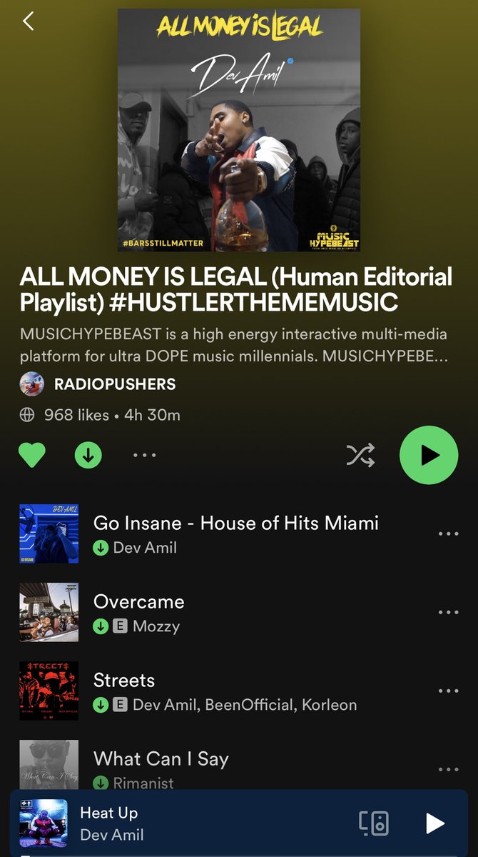 AMIL_network's tweet photo. #RadioPushers #AMIL Spotify playlist featuring great authentic Hip Hop music curated by Radio Pushers and Amilkhemy
•
•
#Spotify #SpotifyPlaylist #DreamHustleWin #ResultsNoHype #TrustDaProcess #WeBuiltDifferent #RadioPushers #AMIL #AMILkhemy  @997DAHEATMIAMI https://t.co/oMWW48nydD