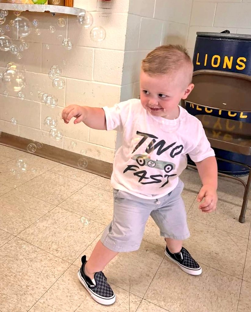 The0phania's tweet photo. loved celebrating you today, B! 🥳🎉💙 #nephew #birthdayboy #twofast https://t.co/p9BV2mm3RB