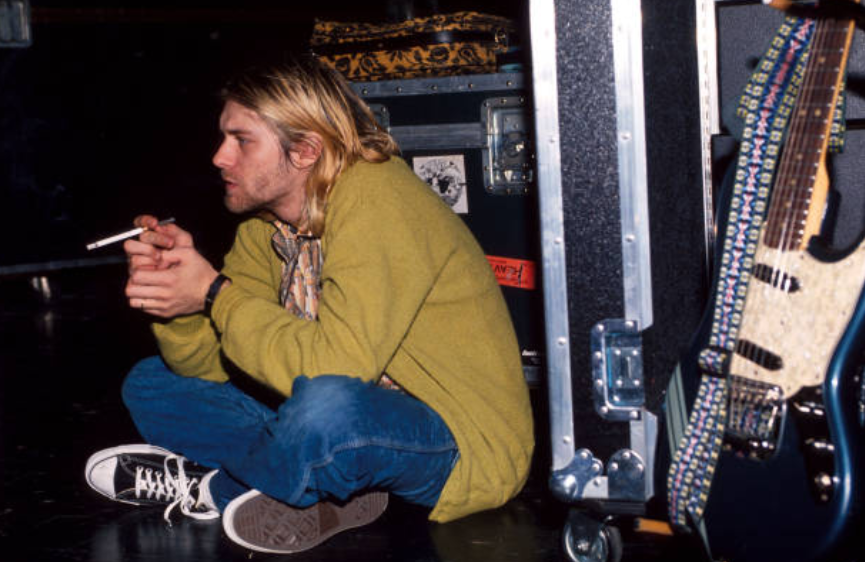 Kurt Cobain Photo by Kevin Mazur.