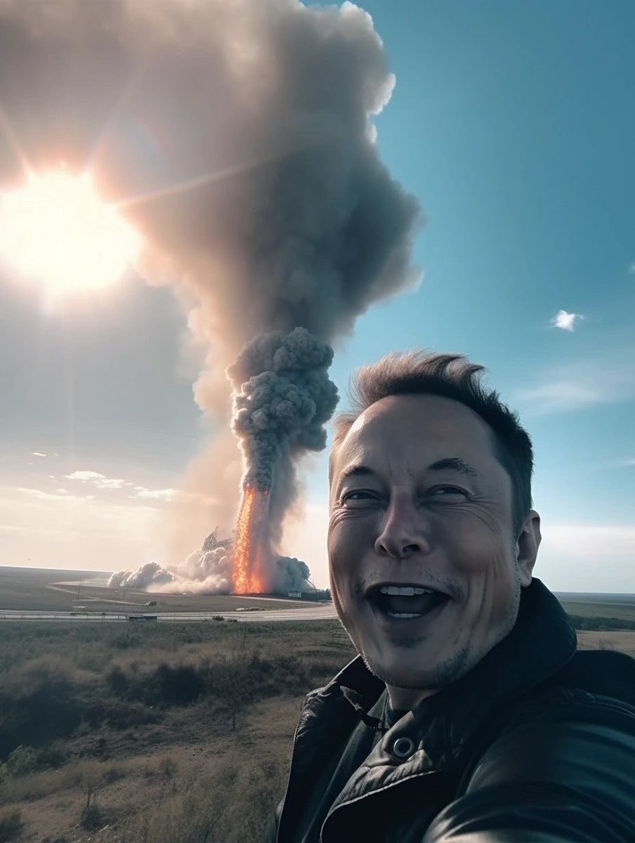 We should learn from Elon Musk, optimistic attitude. Failure is not terrible, what is terrible is that you do not have the courage to start from scratch
The most expensive selfie ever taken 3 billion dollars a🚀🚀💥#Rocket #Mars #DOGE #Money #Future 
#NFT #Web3