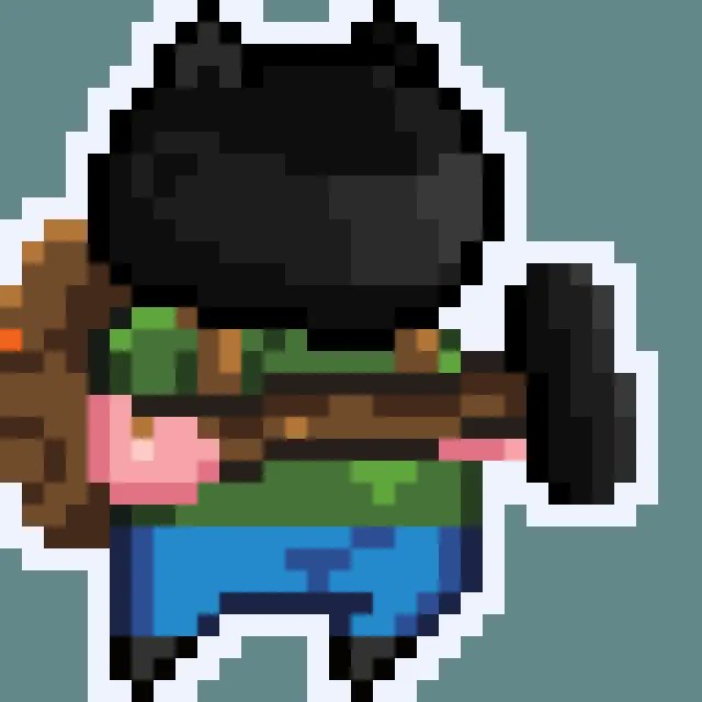 cupcoffeereal's tweet image. Character Survivor.
.
#pixelart #pixelcommunity #pixelartist #artistsoninstagram #sprite #aseprite #nft #opensea #rarible #artoftheday #ethereum #criptocomunidad #nftart