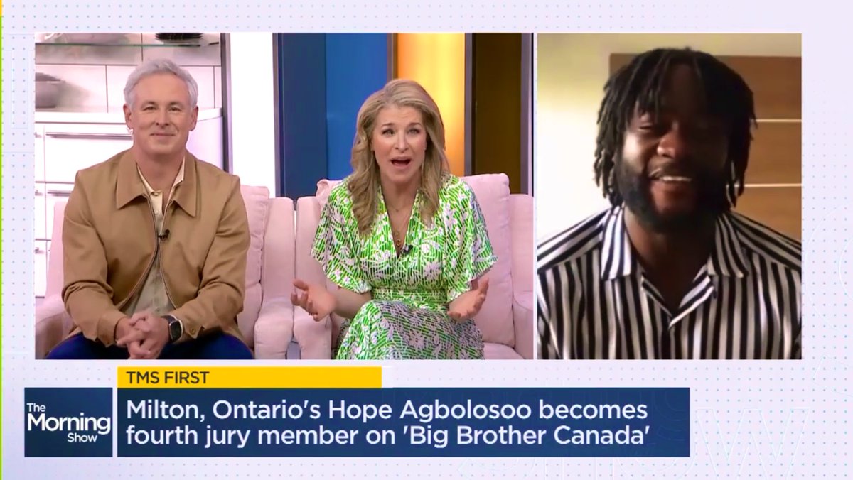 iBBInsider's tweet photo. Hope Agbolosoo Interview with @morningshowca @carolynglobal @jmacspeaks 

🎞️ VIDEO || https://t.co/kuNw7len1v

#BBCAN11 https://t.co/Iw56V7Erkt