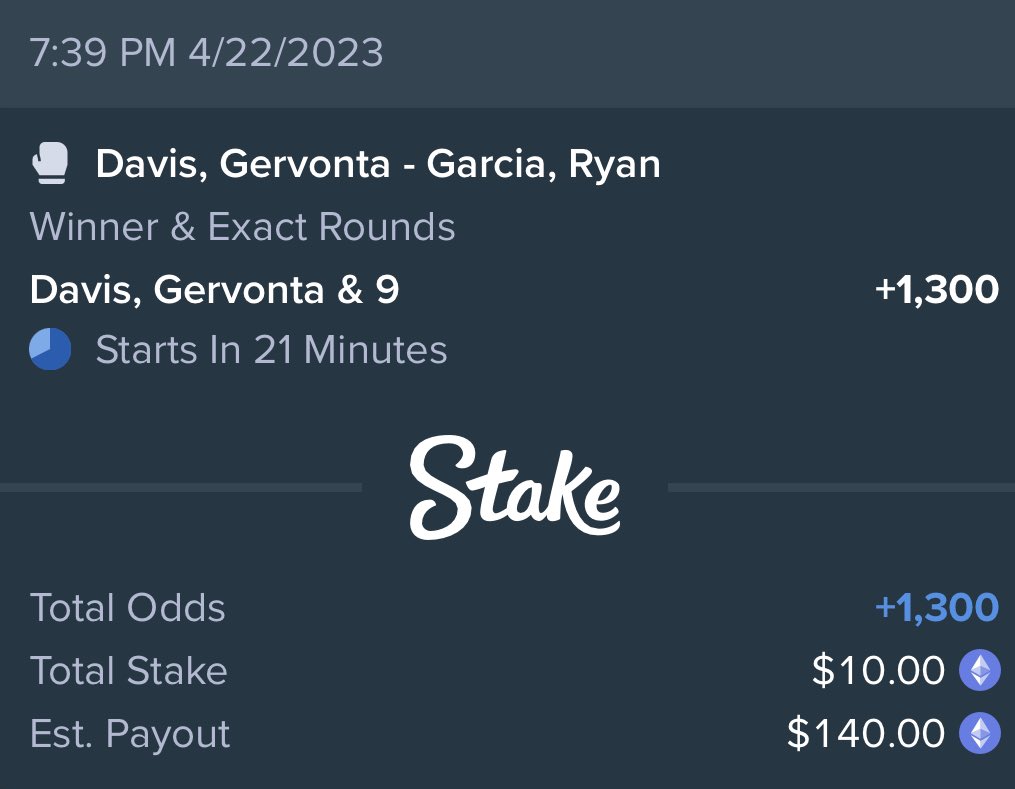 Wiselands_'s tweet photo. Not gonna add this to the ledger , but this is where the #Wiselands bettors are betting tonight 🥊
#DavisGarcia #Boxing https://t.co/Hs7vXkjXwE