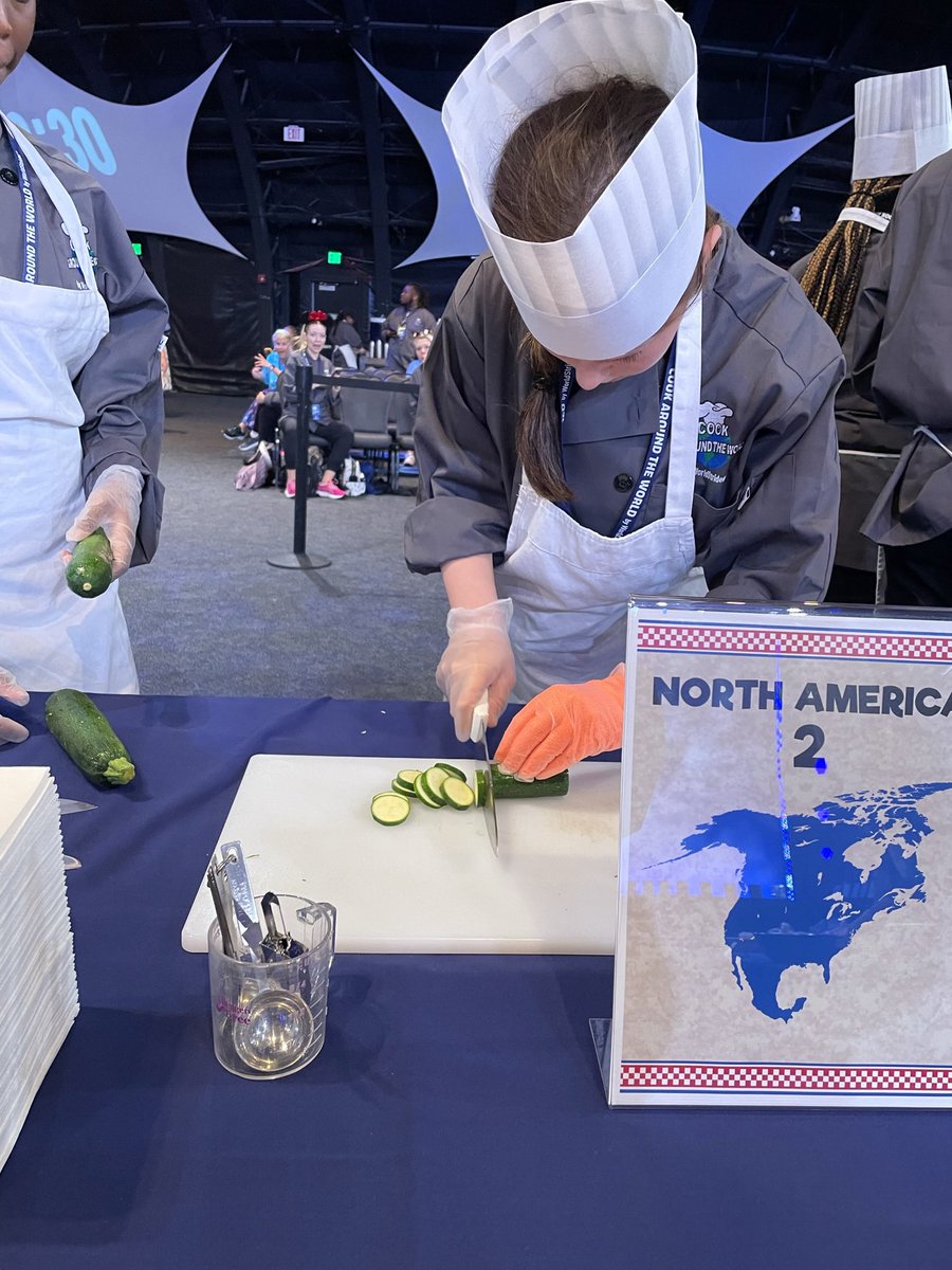 More pics from today’s Cook Around the World event. #gkcogs