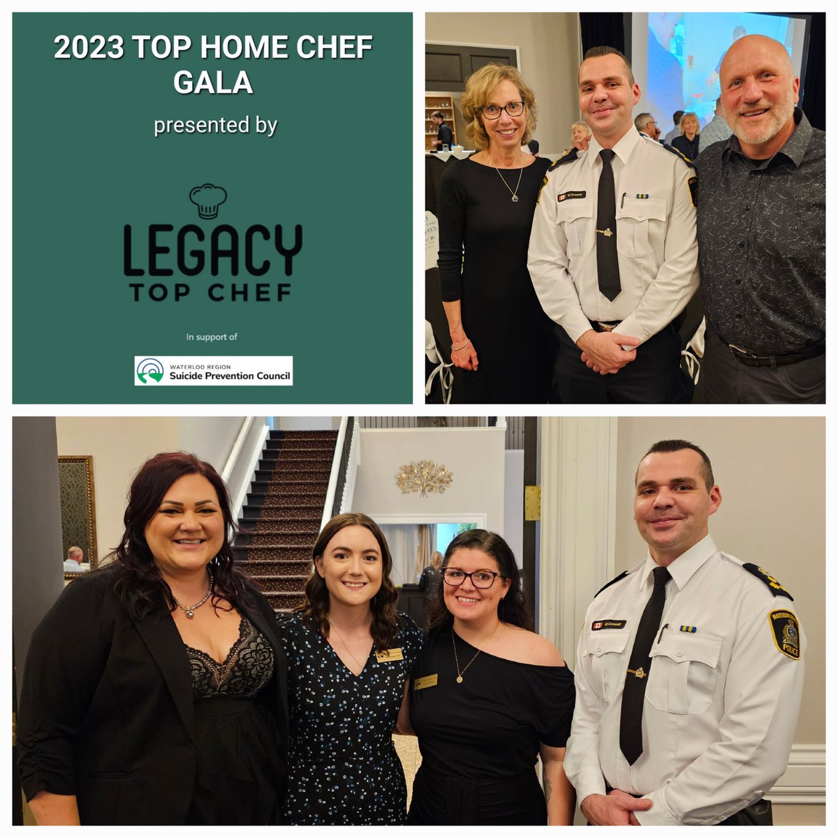Chief_MCrowell's tweet photo. Thank you to @Legacy_KW for a wonderful night!

@WRPSToday is proud to support the Waterloo Region Suicide Prevention Council @WRSPC. https://t.co/RQrHj4TD4F