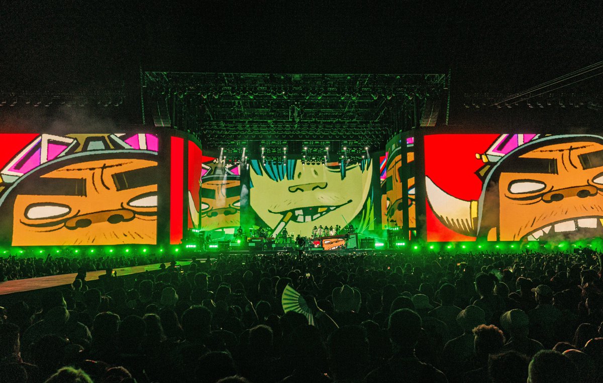 gorillaz on Twitter "That was special coachella In order of