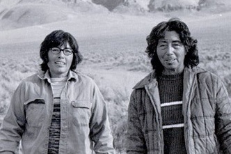 HistoryNevada's tweet photo. Eldest of the Dann sisters of the Nevada Shoshone, Central Nevada rancher and activist, Mary Dann, 82, died on her ranch in Crescent Valley, NV on Apr 22, 2005, "with her boots on and hay in her pocket." https://t.co/eifUN7goa6 https://t.co/tb2iq2hzR9 https://t.co/jitD6IsBuZ