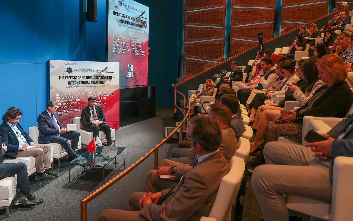 GokhanD16's tweet photo. Cumhurbaşkanlığı İletişim Başkanlığı tarafından organize edilen “The Effects Of Natural Disasters On International Relations”Konulu panelde Amerika’daki Turk Diasporasının deprem zamanında yapılan yardım faaliyetleri hakkında bilgilendirme yaptık
#iletişimbaşkanlığı #tasc #tasctv https://t.co/G5BI2RYLYM