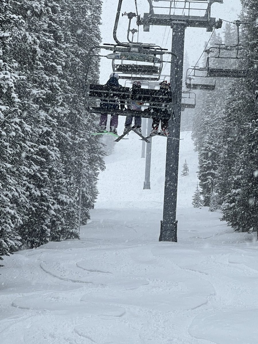 PamelaFOlson's tweet photo. Great day for #powderhounds. OK for us mere mortals. https://t.co/dvqe3BWTGq