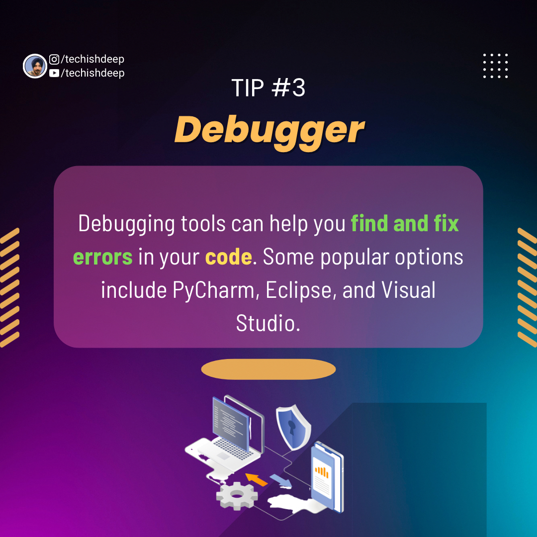 TechishDeep's tweet photo. 10 Tips for software development (Part-1)

#reactjs #pythonprogramming #coding #javascript https://t.co/7naJPcxJhn