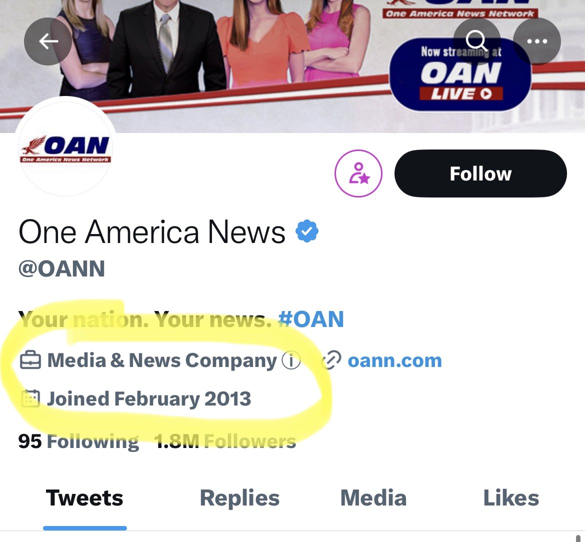 AmoneyResists's tweet photo. .@elonmusk’s #BlueCheckApocalypse was (and remains) a distraction tactic from his granting legitimacy to foreign and domestic propaganda outlets for the far-right like @RT_com and @OANN, which now have “Media and News Company” under them in addition to keeping their checkmark. https://t.co/KZBJQThOTh