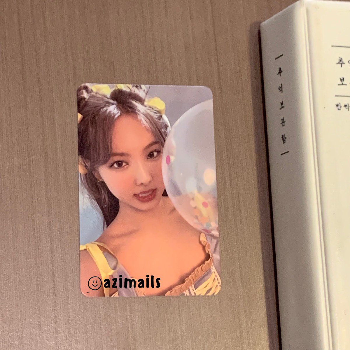 azimails's tweet photo. ✷ 𓂋 ( #azisells ☻ )

lfb ph — nayeon balloon + 1 frm left
                    250 | 120
        rcbyt: https://t.co/W2iscpY6zF

# wts ww seventeen twice svt chaeyoung formula of love 119 woozi pc poca nayeon pop pc photocard https://t.co/pHkGXPZ2fv