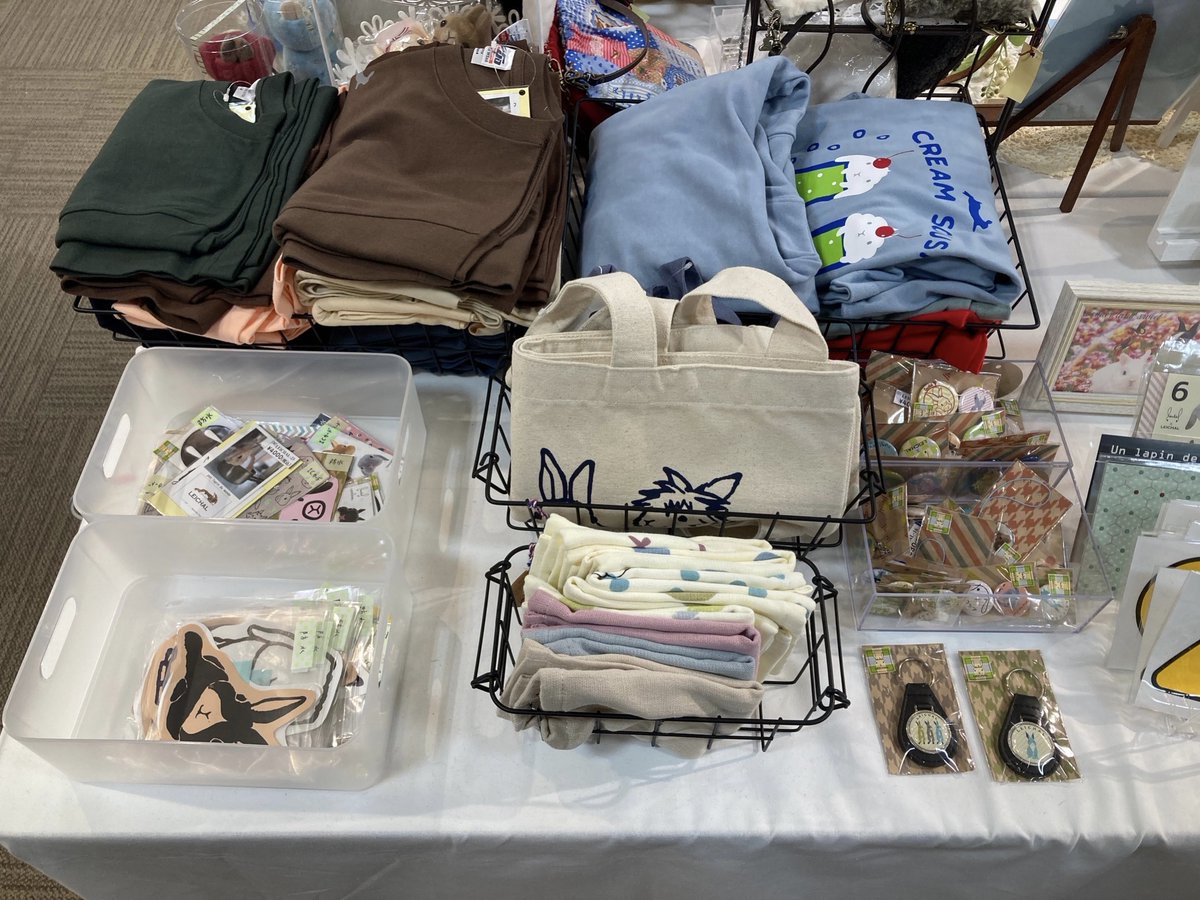 baconcoltd's tweet photo. |うさぎしんぼる展 2023 in 大阪|🐰～4/23(日)までルクア大阪にて開催中🐰

本日最終日‼︎
ハンドメイド作品からアクセサリー、小物などまだまだグッズも追加されてますので、充実しております〜♪
癒し度最大級です🎉

詳細→ https://t.co/afuPyaA7AW
#大阪イベント https://t.co/Ci1Iw9l8UF