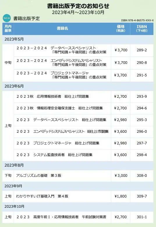 高品質の人気 2023 応用情報技術者 午後問題の重点対策