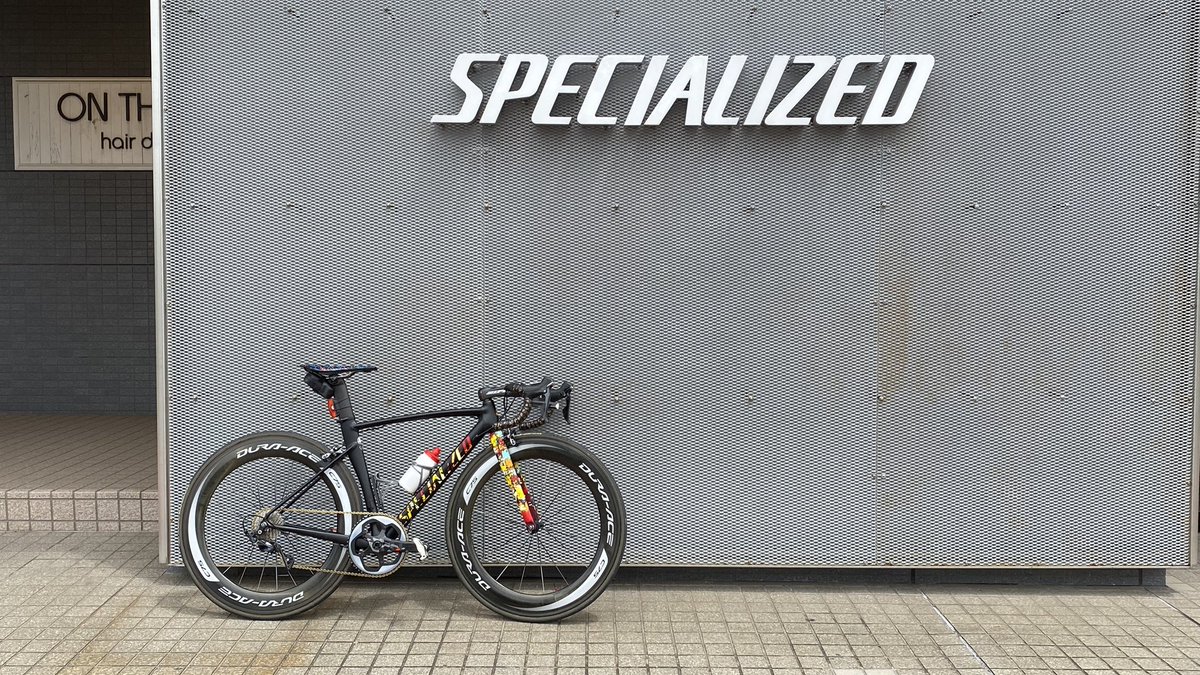dds787's tweet photo. 久々に走りました

#ロードバイク 
#ロードバイク初心者 
#ロードバイク乗りと繋がりたい 
#specialized
#ss_makuhari https://t.co/SaUQeThThJ