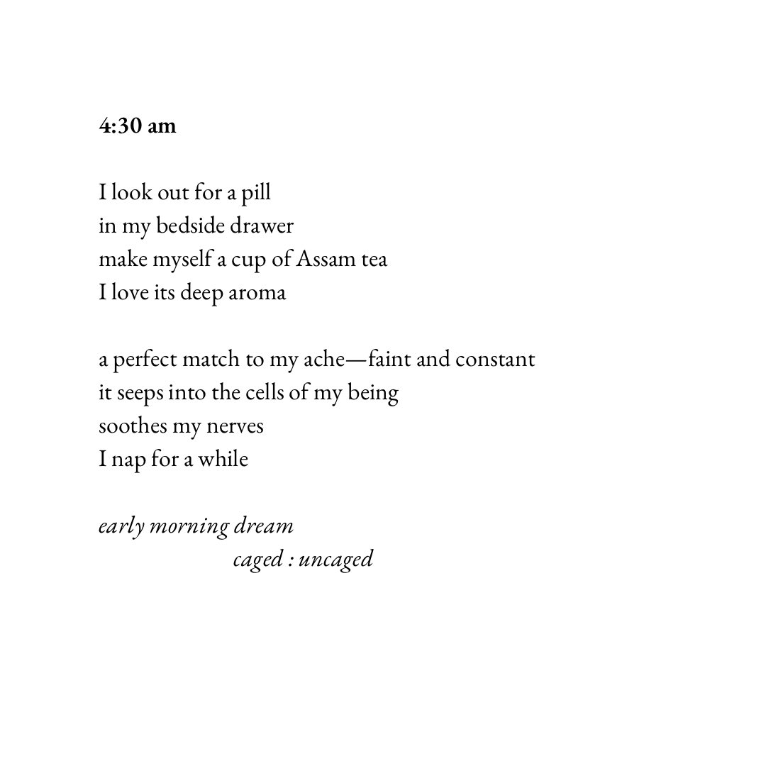 TejiSethi's tweet photo. A #haibun published in the Narrow Road Journal. #poetrycommunity #prose #haiku 

amrit vela - wee hours
gutka - a small prayer book of Sikhs
Asa di Vaar - an early morning prayer https://t.co/EGFOi7Fn3D