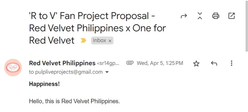 teamRVPH_'s tweet photo. We submitted our proposal to PULP on April 05, 2023 (see below). All the necessary details have been considered before submitting to make the proposal as complete as possible. Our proposal has been acknowledged by @pulpliveworld and is awaiting for approval by SM. https://t.co/oPl2xzUsk1
