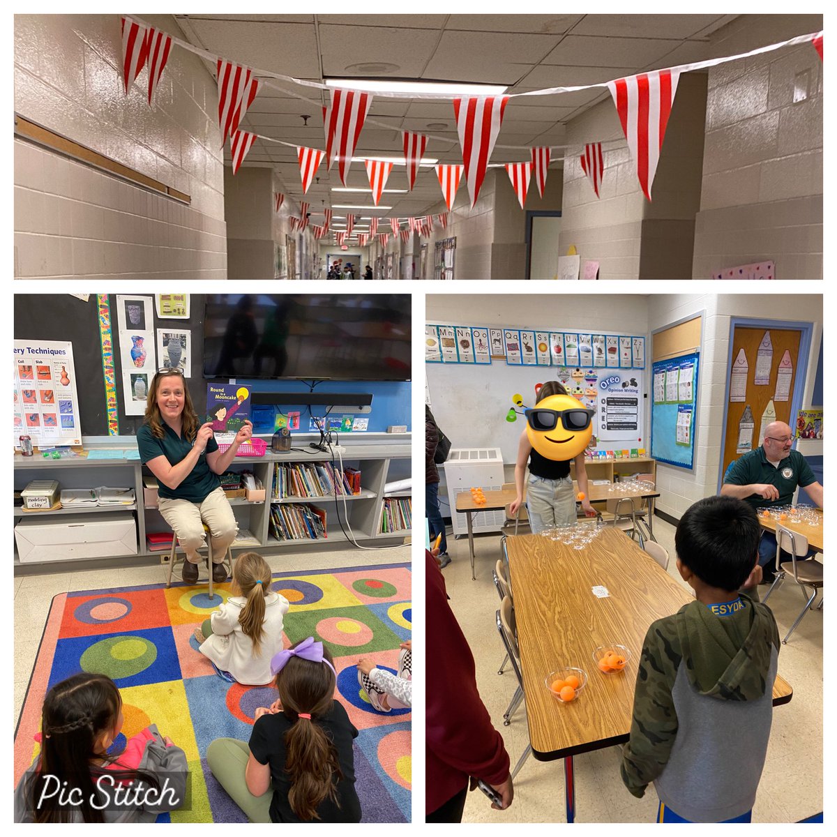 MrsMackeysClass's tweet image. I forgot to share pictures from our amazing CES Math Carnival a few weeks ago! So many families came to enjoy our first in person school event! @CES_PTA @cheetahsread #welovemath #EurekaMath