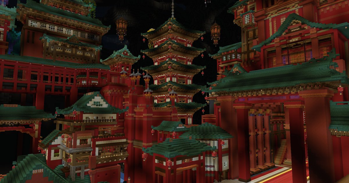 竜宮城別アングルから！
#minecraft