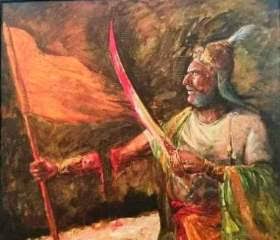 दुश्मन तट पर पहुॅंच गए, जब कुॅंवर सिंह करते थे पार।
गोली आकर लगी बॉंह में, दायॉं हाथ हुआ बेकार।
हुई अपावन बाहु जान बस, काट दिया लेकर तलवार।
ले गंगे, यह हाथ आज तुझको ही देता हूॅं उपहार।
#VeerKunwarSingh
#अंग्रेज_विजेता_कुँवर_सिंह
