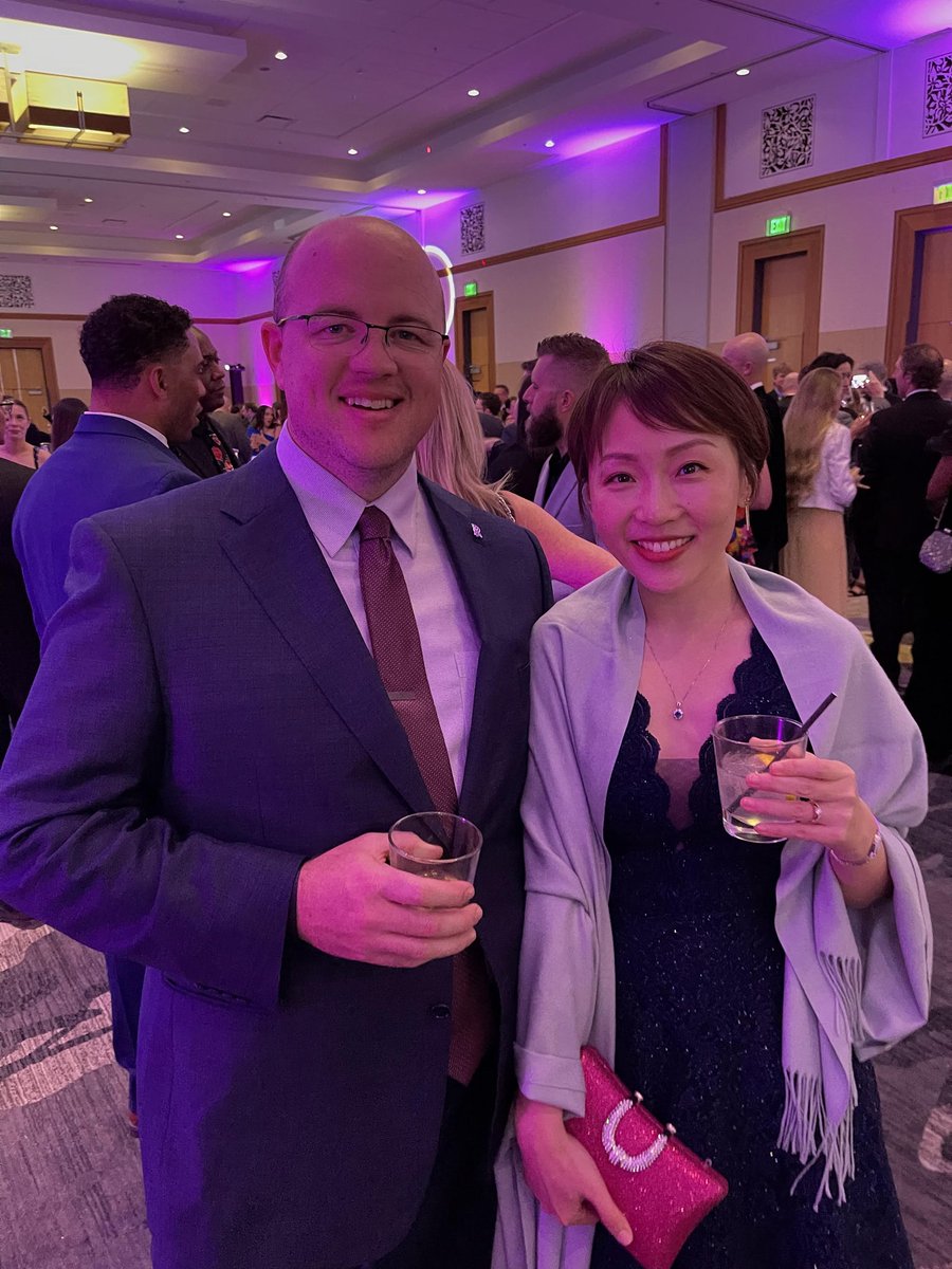 JoshHaines's tweet photo. Had a great time with my beautiful wife at the 2023 Techpoint #miraawards Congrats to all the winners.  I continue to be impressed by the Indiana tech scene! https://t.co/2PBNkF1mpb