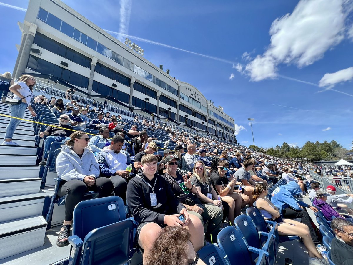 Great experience being back down in Reno for @NevadaFootball Spring Game! Thank you for an amazing time. @12BFootball @CoachHogge72 @CoachKWils @NV_DennisEck @jace_parker52 @CoachAArceneaux @McClureNevadaFB @Angus_McClure @CoachDSage @BrandonHuffman @GregBiggins @MohrRecruiting