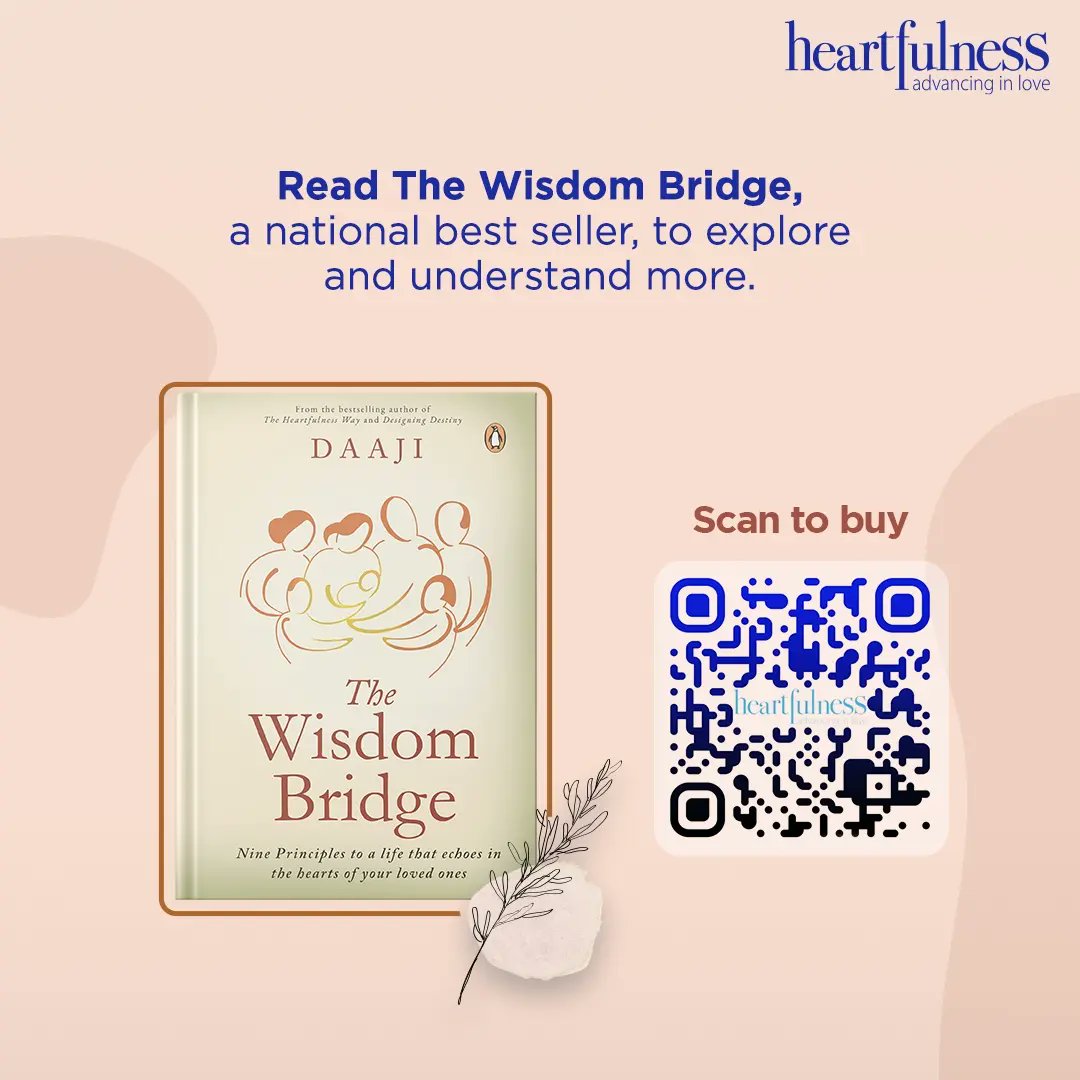 heartfulness's tweet photo. On #WorldBookDay, let's celebrate the power of #books to help us gain insight into worlds unexplored!

Share your favourite quote from The Wisdom Bridge in the comments below, and take a step towards embracing the power of words!

#Heartfulness #Daaji #TheWisdomBridge https://t.co/woRJY12lyo