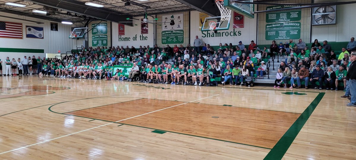 A special community held a special event honoring a special man tonight. It was a great night to be a Shamrock. Thank you to everyone who organized an event allowing our community to acknowledge how much Mr. Strobel meant to them. #traditionofexcellence