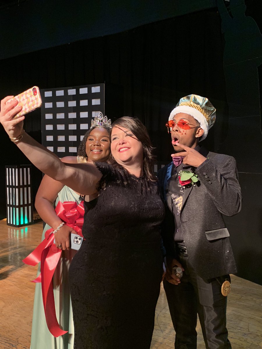 2023 Prom King, Damien Johnson &amp; Queen, Aniyah Vincent. 💃🕺🏽