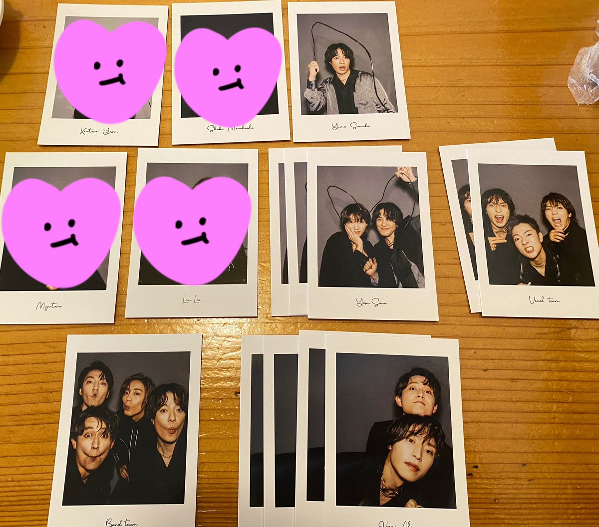 k15_ya's tweet photo. 7ORDER DUAL フォトカード 交換

【譲】
1枚目 スタンプ以外

【求】
2枚目 ○のもの

本日会場にて交換可能です。既に会場におりますので交換可能な方優先で探しております。1部終了後でも構いません。

#7ORDER交換 
#7ORDERフォトカード https://t.co/zPWKNUB0qP