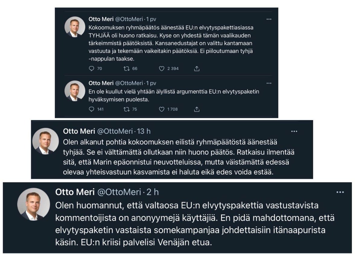 daikkalaikka's tweet photo. @MatsUotila @_arttu_salo @VilleNiinisto Yhteisvelkaakaan ei pitänyt koskaan ottaa, koska kaikki valtiot ovat vastuussa omasta taloudestaan, mutta sitten tapahtui kokoomus joka oppositiosta mahdollisti sen https://t.co/fBAkYFcShV