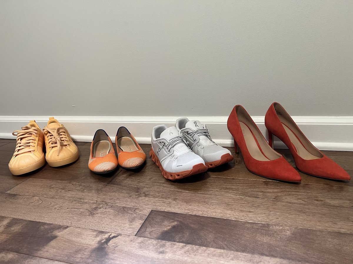 Finalizing my shoe packing for #ArubaAtmosphere to bring the heels or not bring the heels that is the question. Can’t let @sethfiermonti  have better shoes than me ;)