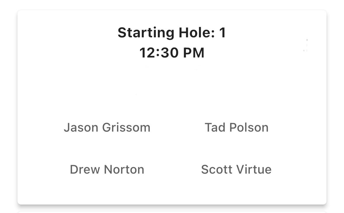 HRMasters_'s tweet photo. Final round pairings and tee times https://t.co/yeLmbPH7Co