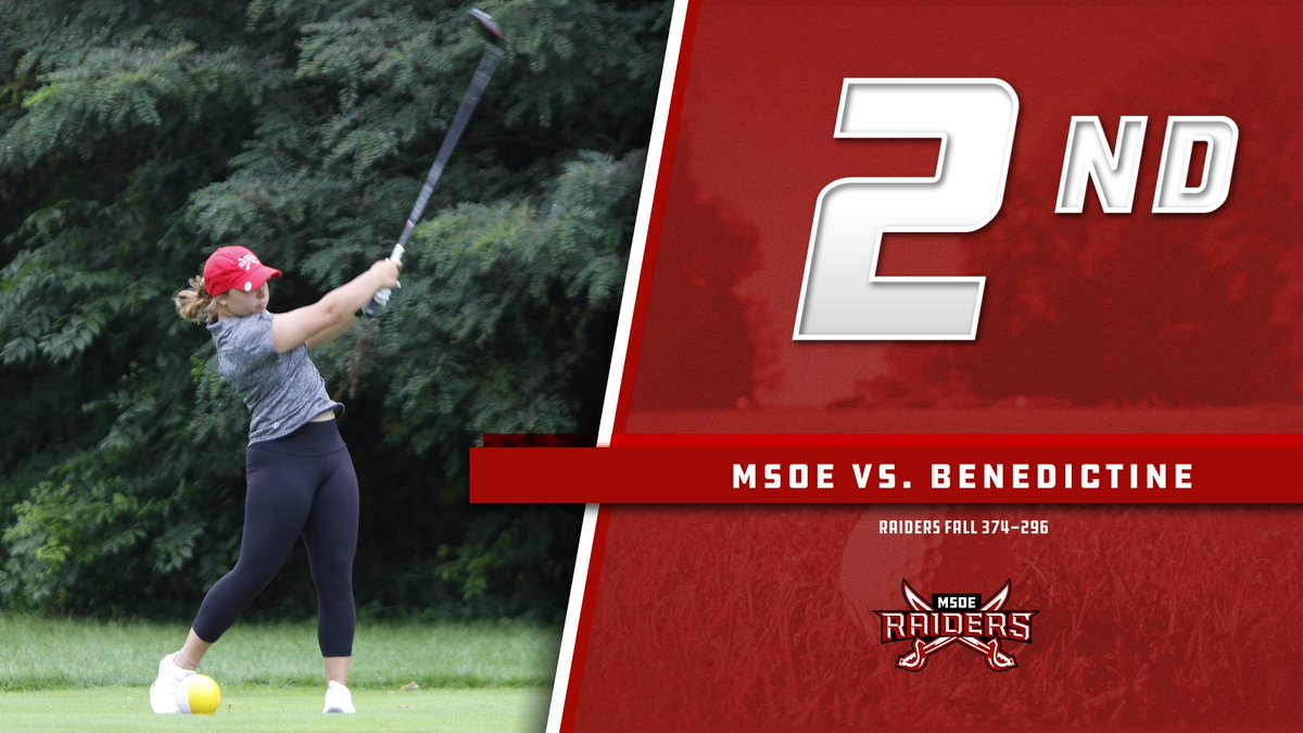 MSOE_Raiders's tweet photo. 🏌️@MSOEWgolf | FINAL SCORE

Sam Brown tied for first in the individual standings but the Raiders end up falling in their first dual of the weekend 

#TheRaiderWay #d3golf https://t.co/KDuHax0RBT