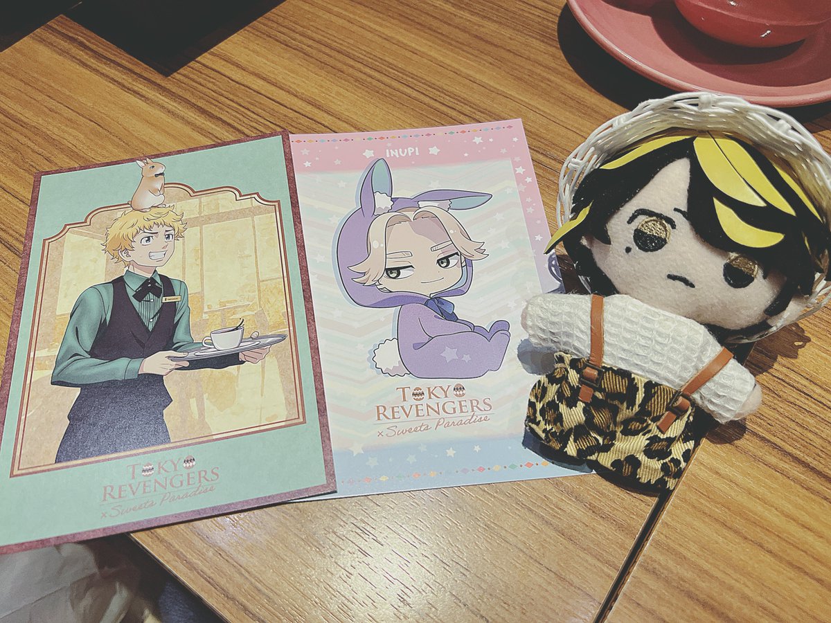 Sabo__Mui_'s tweet photo. 【交換】東京リベンジャーズ 東リべ スイパラ スイーツパラダイス コラボ ミニキャラアクリルスタンド アクスタ 缶バッジ ポストカード 

譲 ➸ 柴大寿 灰谷蘭 花垣武道 乾青宗

求 ➸ 羽宮一虎

13:30まで新宿店舗内におりますので店舗内交換優先でお願い致します🙏 https://t.co/OmPCIcjLCK
