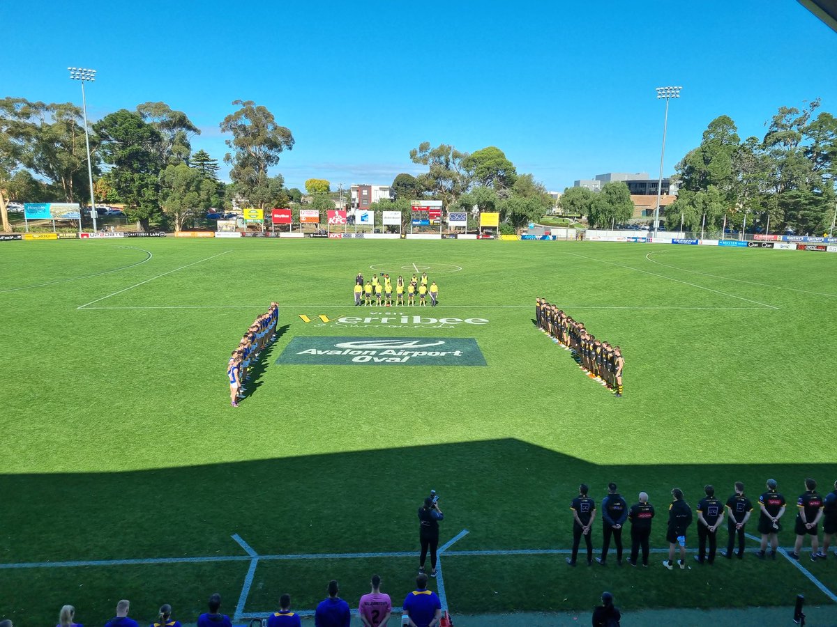ANZAC Round <a href="/VFL/">VFL / VFLW</a> action from Avalon Airport Oval. <a href="/WerribeeFC/">Werribee FC</a> 🤝🏻 <a href="/WilliamstownFC/">Williamstown FC</a>. On the call with <a href="/Todd_OnTheMic/">Todd Morris</a>, watch live on afl.com.au or via the AFL Live app. Should be a cracker!