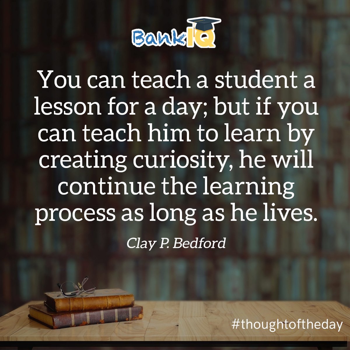 #teachastudent #lesson #learn #creatingcuriosity #learningprocess #lives #claypbedford #thoughtoftheday #Motivationalquote #dailymotivation #quotes #quoteoftheday #todaythought #quotesaboutlife #quoteofthelife #dailyquotes #dailythoughts #motivationquotes