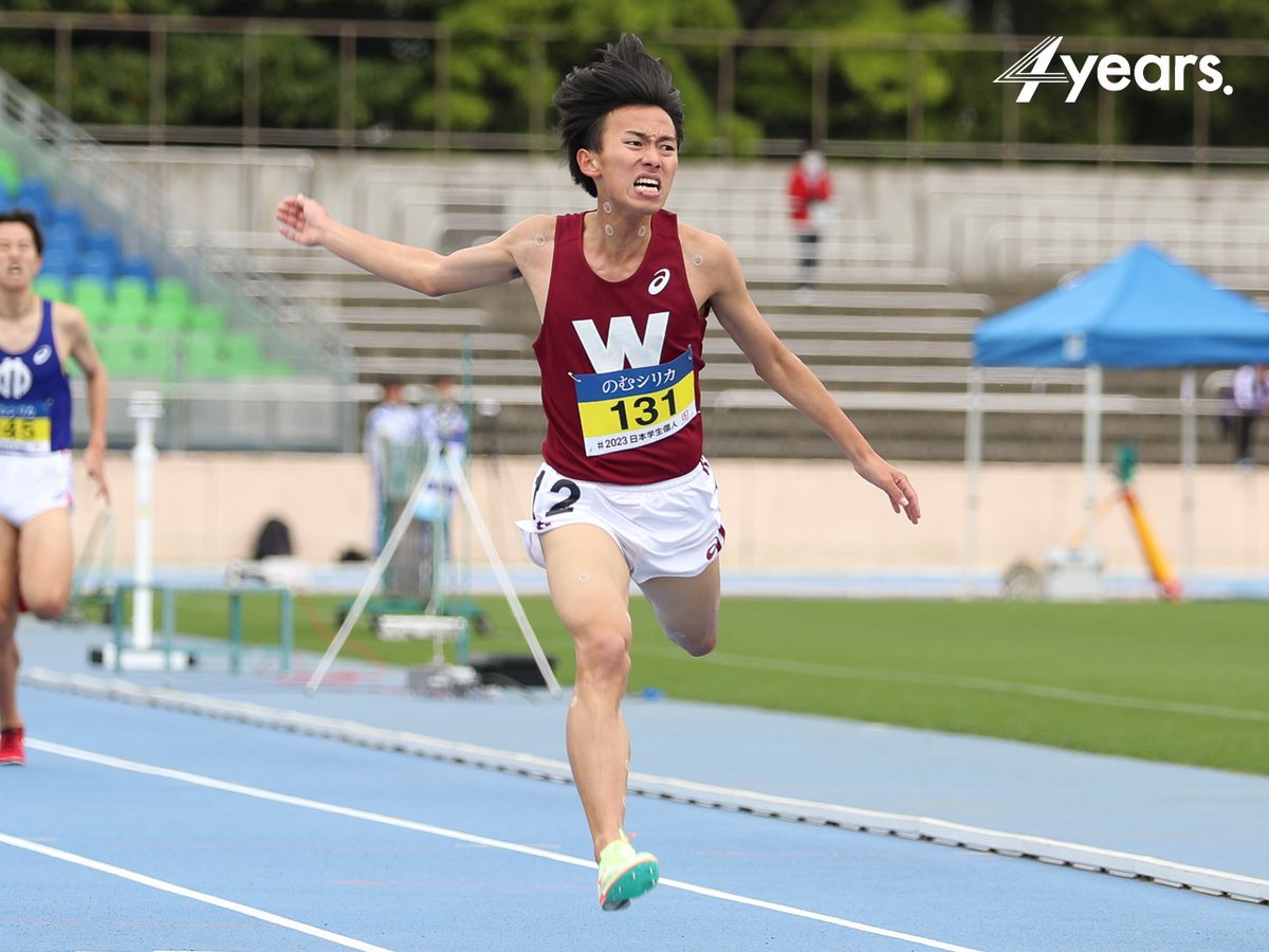 4years_media's tweet photo. 【#2023学生個人】
男子3000mSC決勝
🥇#菖蒲敦司 （早稲田大学）8分38秒94
🥈#村尾雄己 （順天堂大学）8分42秒19
🥉#花谷そら （福岡大学）8分45秒92
（撮影・藤井みさ）
※山口県出身の3選手が笑顔で記念撮影。
#青春に駆けろ https://t.co/6fU3ZFQBmc