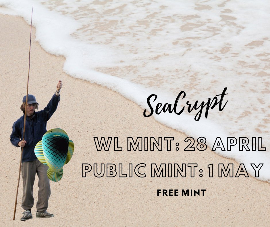SeaCrypt's tweet photo. Time to fish?
#seacrypt #blubblub #NFTmint https://t.co/K6mHzY8xTo