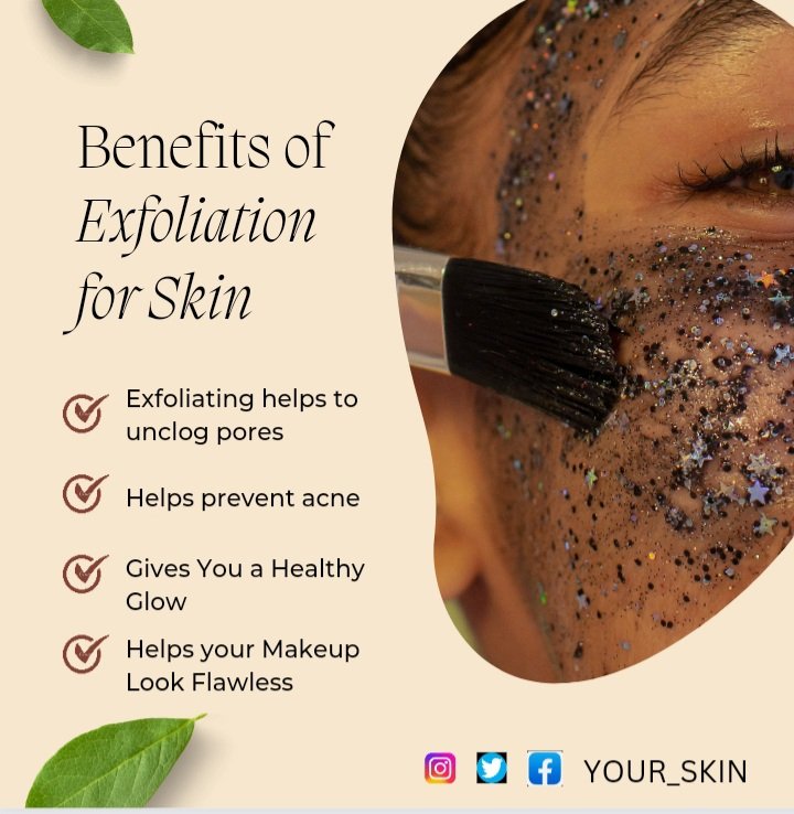 yourskin237's tweet photo. What are exfoliation benefits?
Exfoliation is the process of removing dead cells and excess sebum from YOUR_SKIN. 

Exfoliate YOUR_SKIN twice a week if you have an oily skin and once a week if you have a dry skin.

#exfoliation  #sebum #DeadCells #Skincare  #MadeYouLook #YourSkin https://t.co/XpaNj1Cj9R