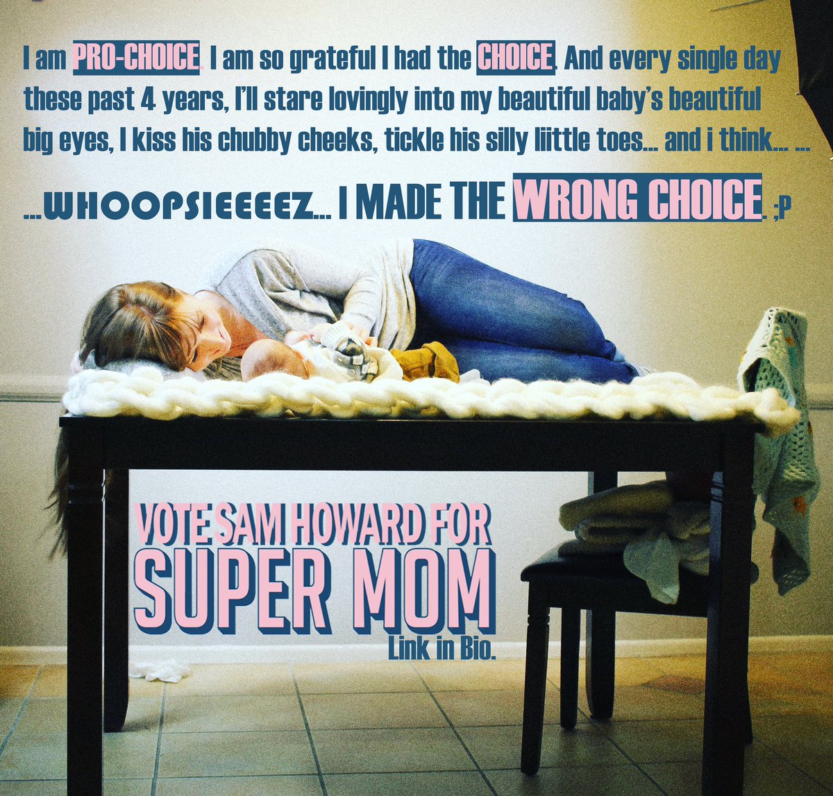 #prochoice #momlife #abortionrights 
#voteforme 

thesupermom.org/2023/sam-howar…
