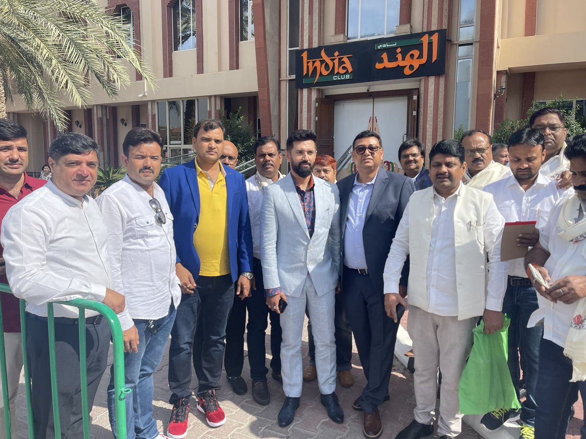 ravischand's tweet photo. Celebrated @ambedkar_global  Jayanti in Dubai with @iChiragPaswan @chiragpaswan @IGuruPrakash https://t.co/FSIU87h7zz