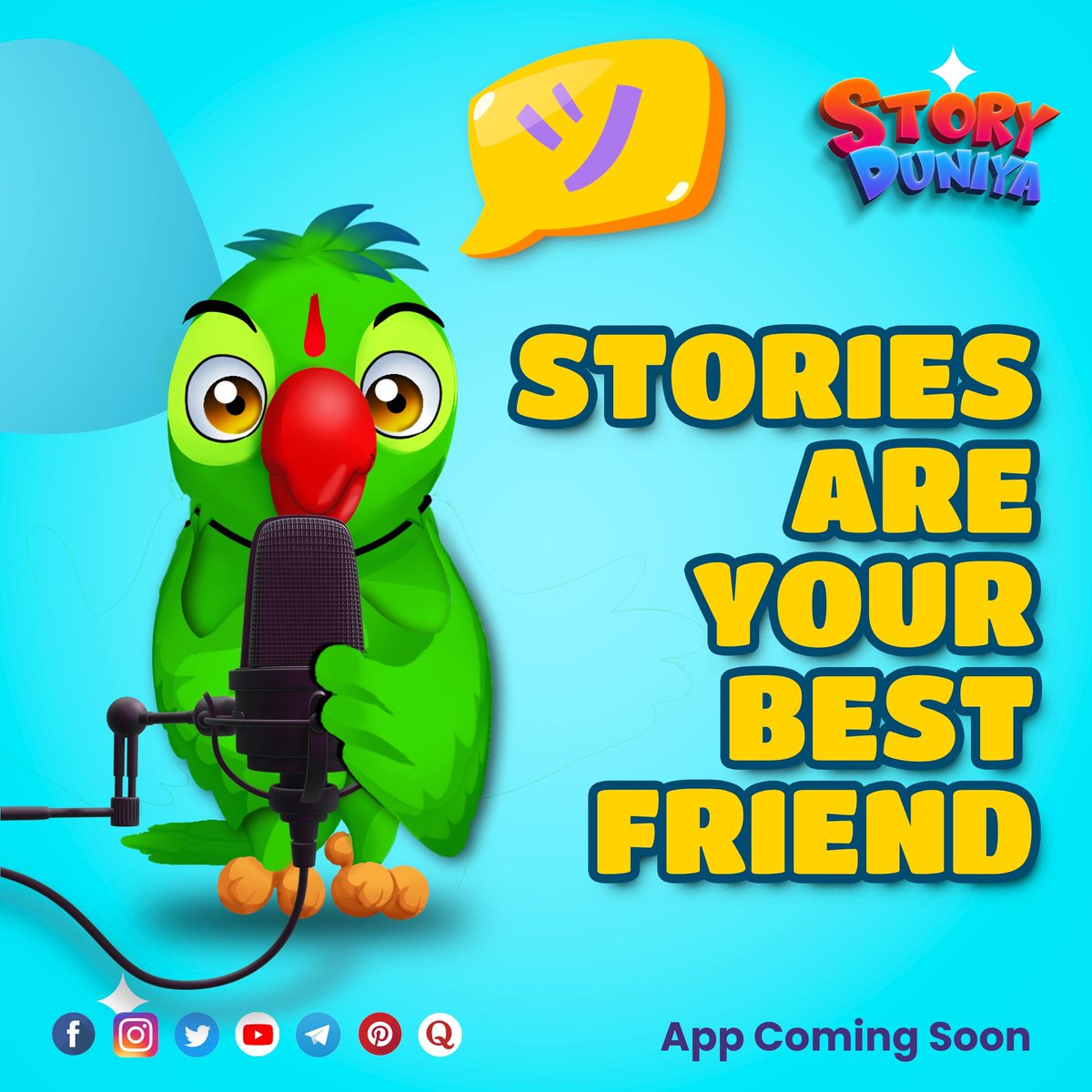 StoryDuniya's tweet photo. Feeling lonely? Stories are here to be your best friend! Curl up with a good book #storyduniya #storydunia #kids #tales #kidsapp #story #storytelling #tales #child #toddler #childrensbooks #appsforkids #playstore #appstore #animation #kidsbook #newstories #bestfriend #nandu https://t.co/SiHUTdG3NH