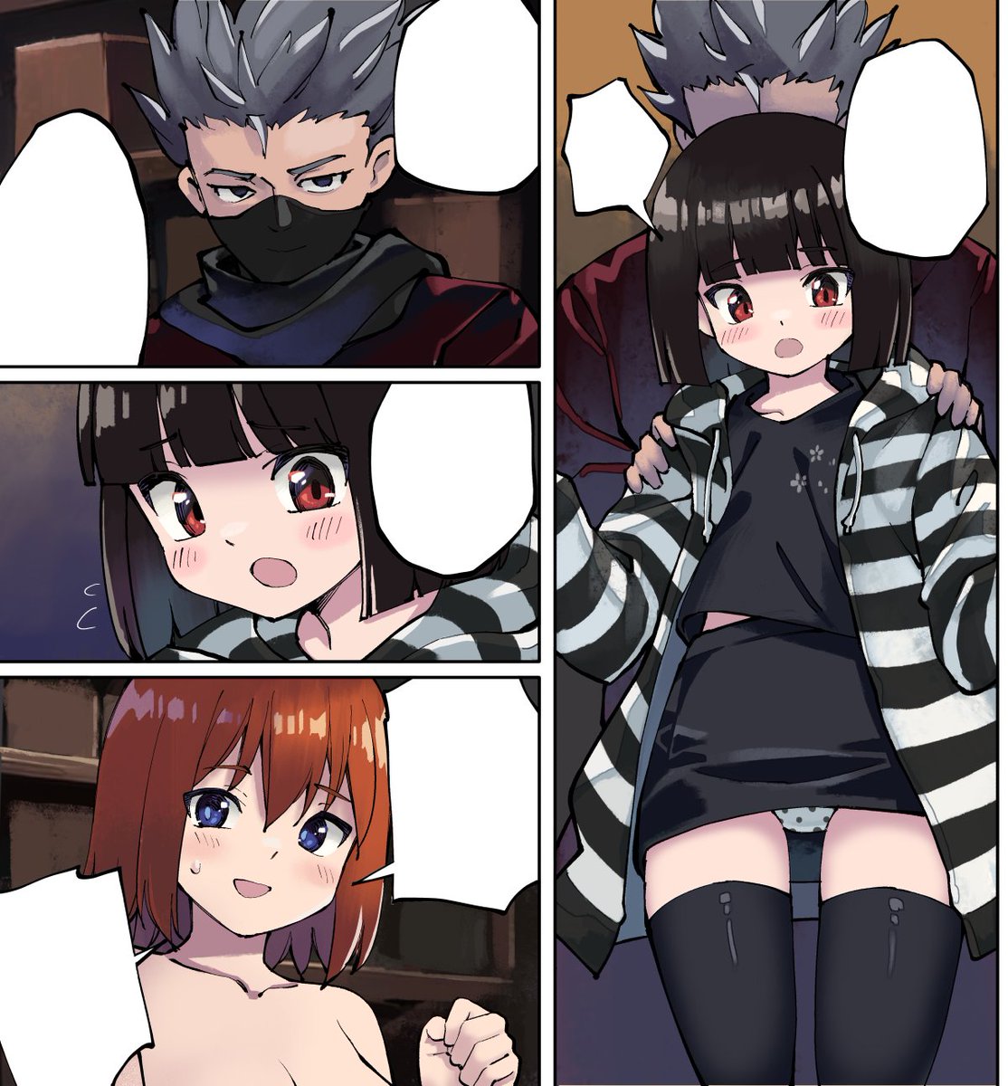 #現代忍者っ子図鑑 漫画の続きです～!
やはり私服環はよい………。

https://t.co/yjUNNylwTt 